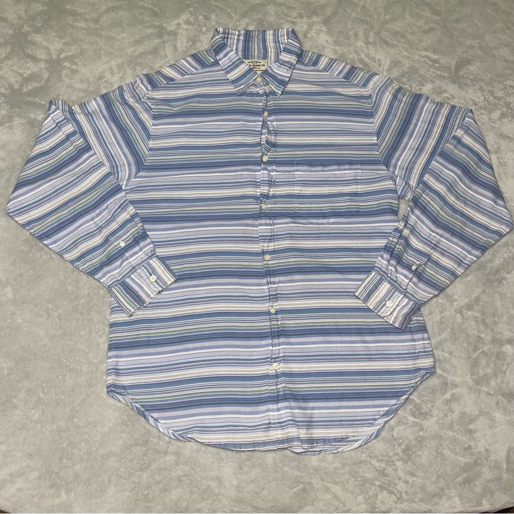 Ralph Lauren Polo Jeans Co. Men's Size Large Button Front Long Sleeve Shirt